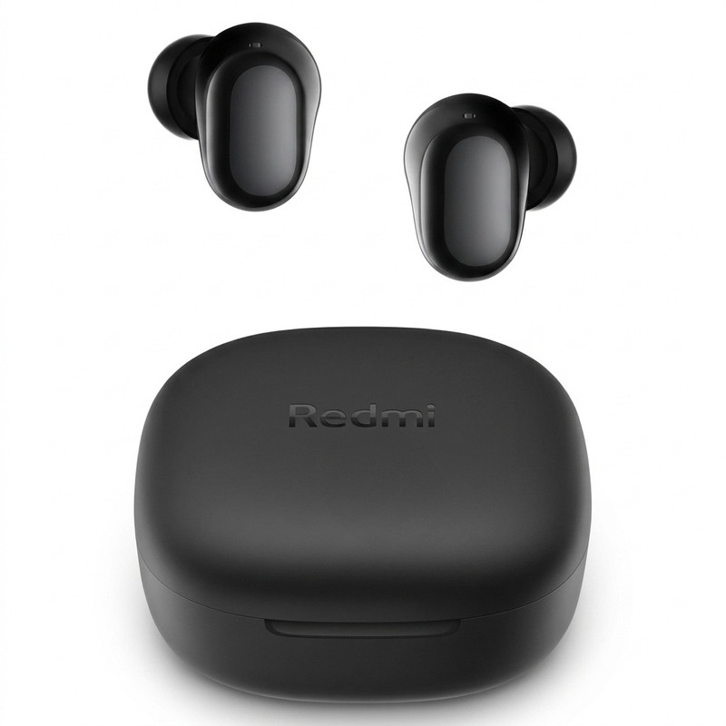 هدفون بلوتوثی شیائومی مدل Redmi Buds 6 Play با نویز کنسلینگ میکروفون ENC، درگاه شارژ USB Type-C، با قابلیت اتصال به چ...