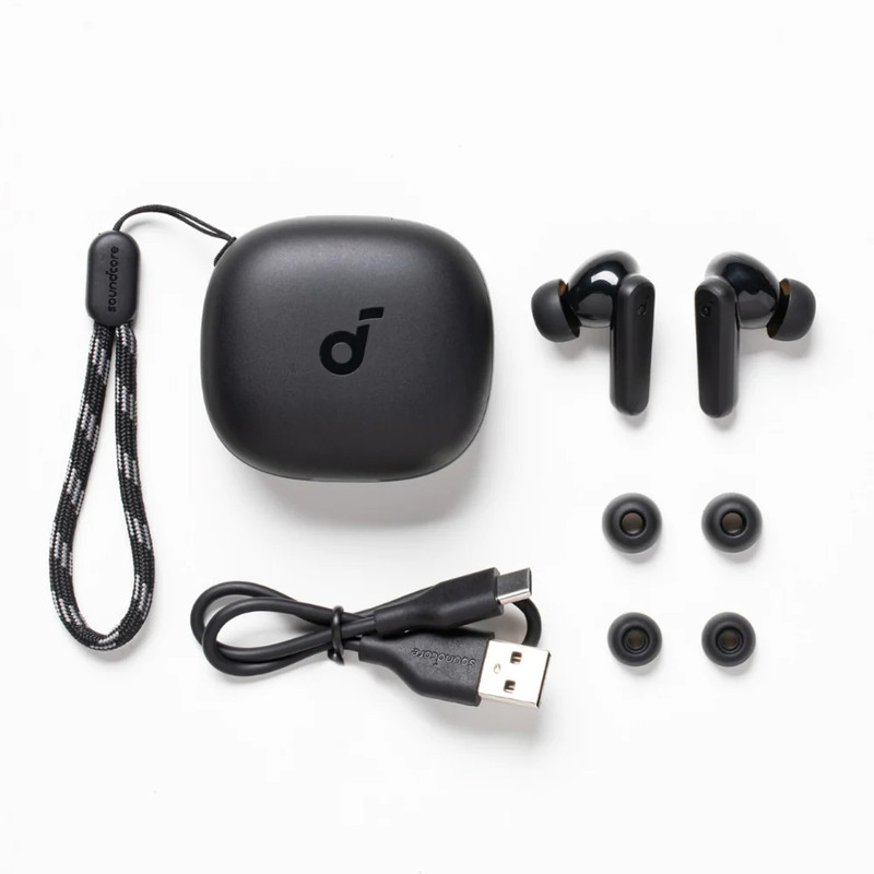 هدفون بلوتوثی انکر مدل SoundCore R50i A3949 بدون قابلیت نویز کنسلینگ، درگاه شارژ USB Type-C، دارای فناوری AI-Enhanced...