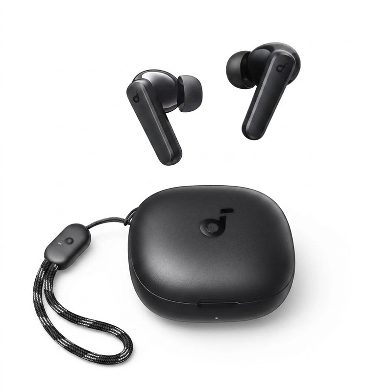 هدفون بلوتوثی انکر مدل SoundCore R50i A3949 بدون قابلیت نویز کنسلینگ، درگاه شارژ USB Type-C، دارای فناوری AI-Enhanced...