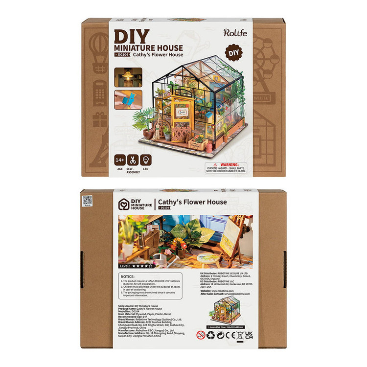 ساختنی 389 تکه رولایف مدل Cathy's Flower House DG104
