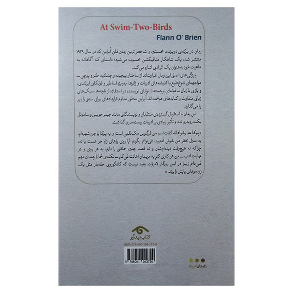 کتاب در بركه ي دو پرنده اثر فلن ابراین ترجمه سمانه مداح انتشارات کتاب دیدآور