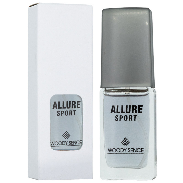 عطر جیبی مردانه وودی سنس مدل ALLURE SPORT حجم 15 میلی لیتر SCZ