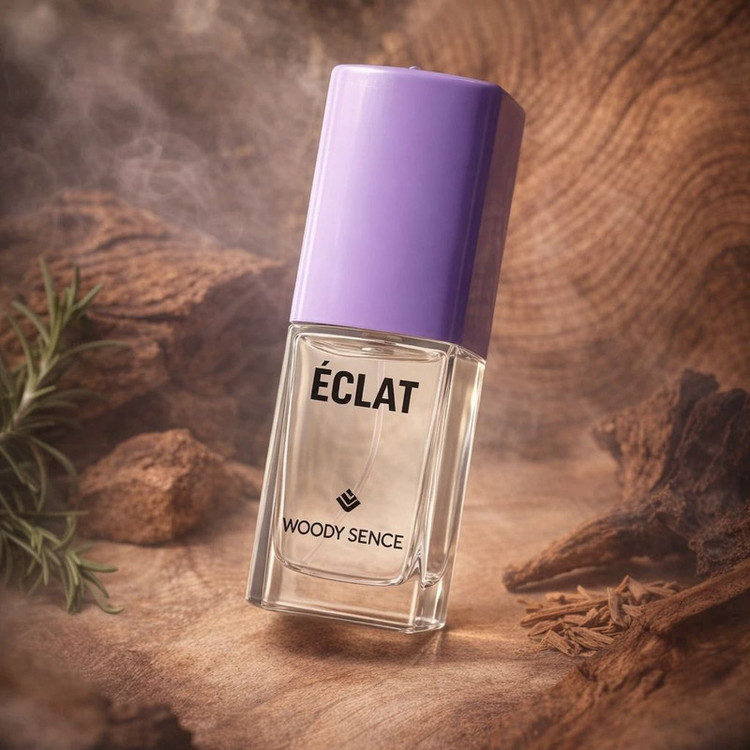 عطر جیبی زنانه وودی سنس مدل Eclat با رایحه شیرین و گلی حجم 15 میلیلیتر SCZ
