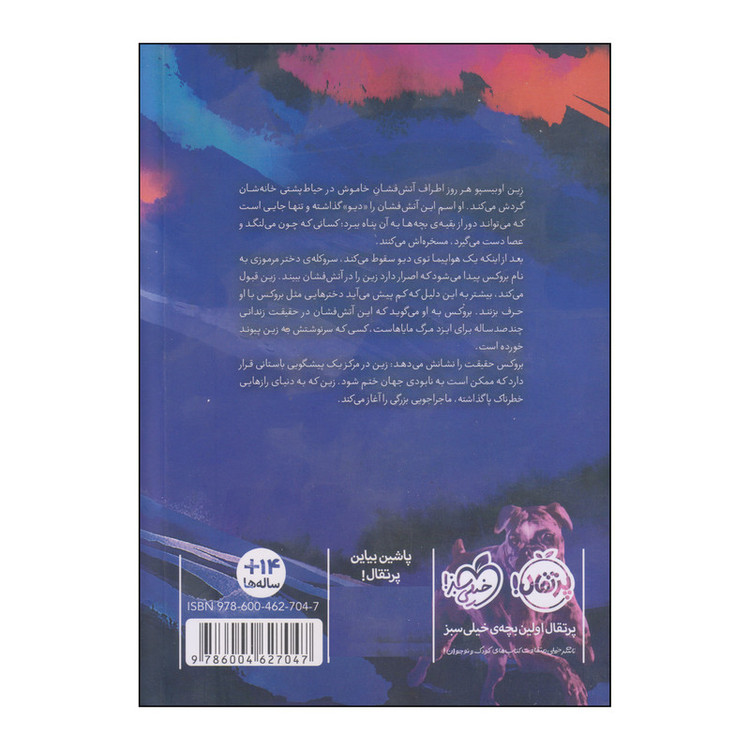 کتاب طوفان دونده اثر جنیفر سروانتس انتشارات پرتقال RYR