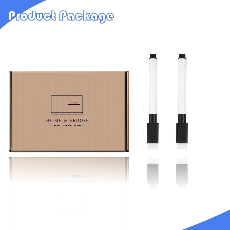 ماژیک وایت برد هوم اند فریج مدل پاک کن دار بسته 2 عددی 4AT