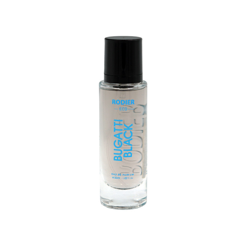 عطر جیبی مردانه رودیر مدل BUGATTI BLACK حجم 30 میلی لیتر SCZ