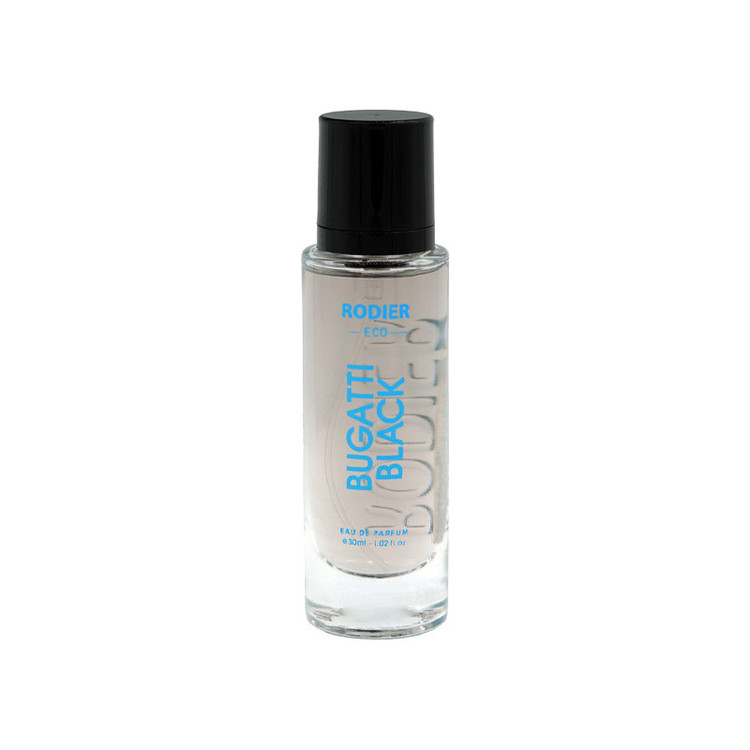 عطر جیبی مردانه رودیر مدل BUGATTI BLACK حجم 30 میلی لیتر SCZ