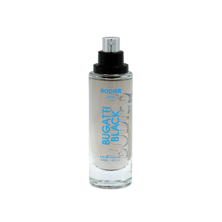 عطر جیبی مردانه رودیر مدل BUGATTI BLACK حجم 30 میلی لیتر SCZ