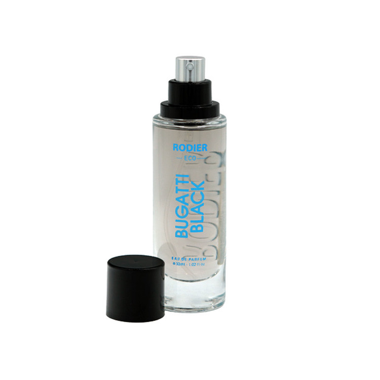 عطر جیبی مردانه رودیر مدل BUGATTI BLACK حجم 30 میلی لیتر SCZ