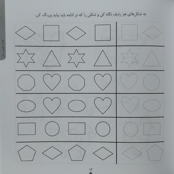کتاب کودک باهوش من مفاهیم ساده ی ریاضی 5 سالگی اثر داریوش صادقی نشر کتاب پرنده Y5H