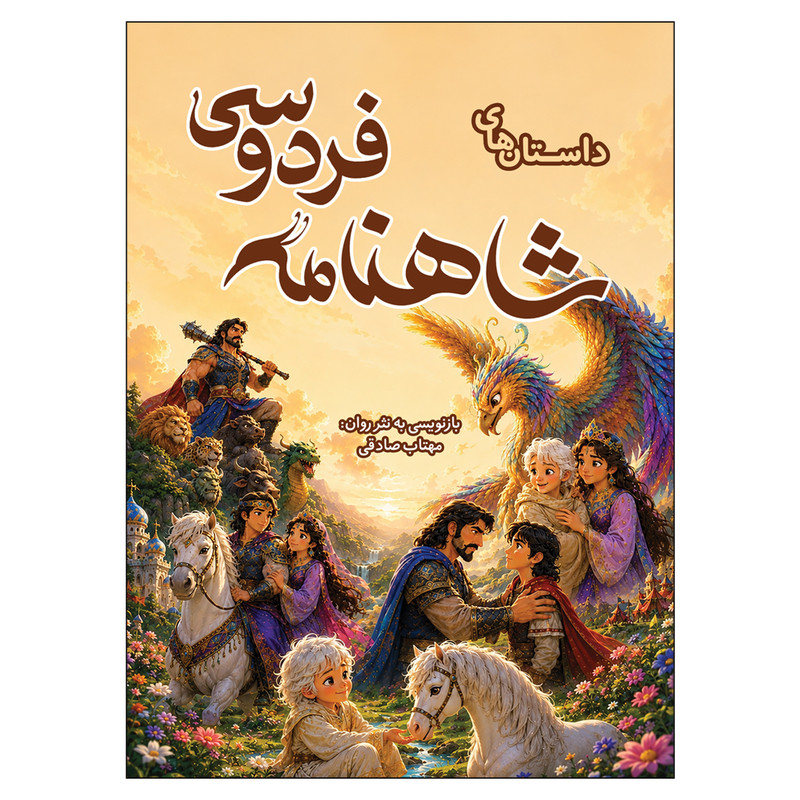 کتاب داستانهای شاهنامه فردوسی اثر مهتاب صادقی انتشارات نورماه UMC