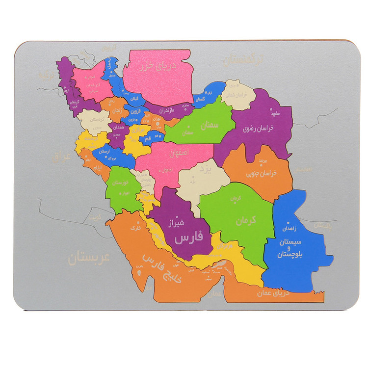 پازل 35 تکه مدل نقشه ایران کد MO51 JYV