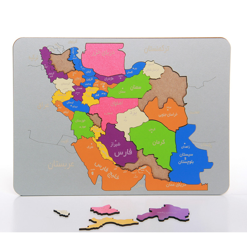 پازل 35 تکه مدل نقشه ایران کد MO51 JYV