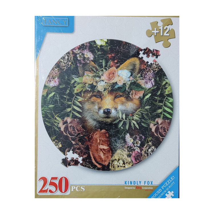 پازل 250 تکه فنسی مدل روباه طرح گرد HEV