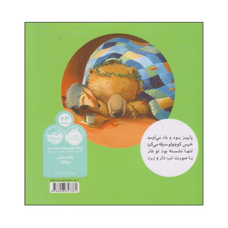 کتاب خرسی مریضه تب داره اثر کارما ویلسون انتشارات پرتقال D7F