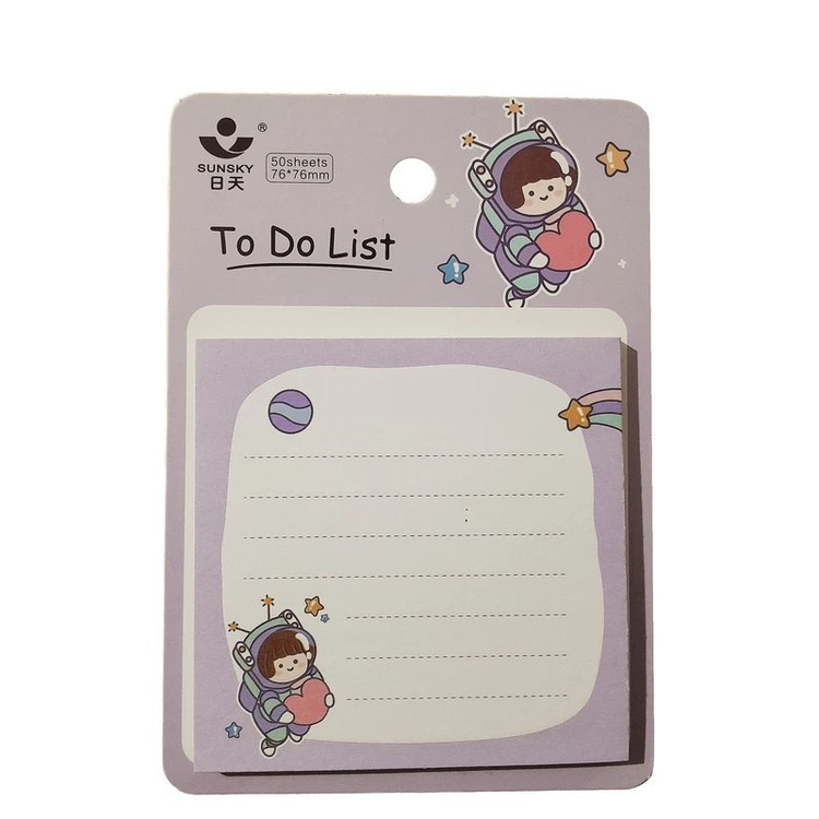 کاغذ یادداشت چسب دار سانسکی مدل To Do List سایز 1010 سانتی متر بسته 50 عددی 4AT