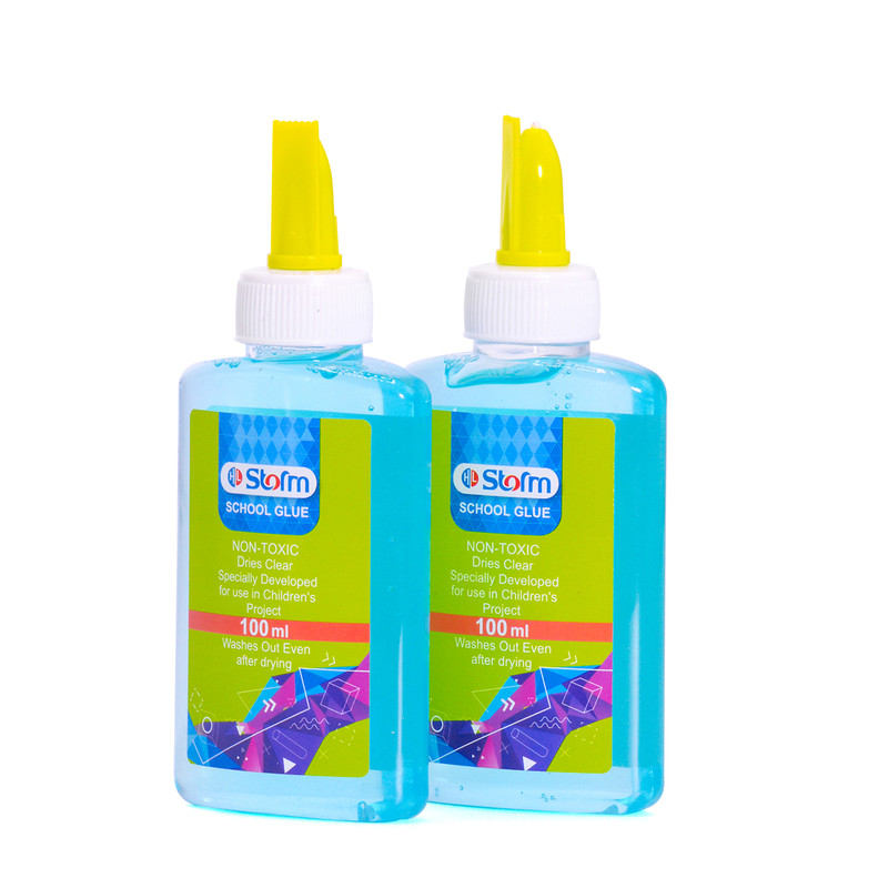 چسب ژله ای استورم مدل school Glue کد HL-618 بسته 2 عددی D7F