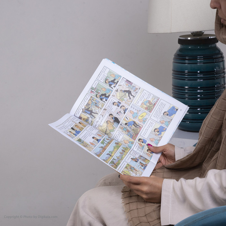 کتاب جستجو در غار هیولا، ماجراهای تن تن خبرنگار جوان 20 اثر هرژه انتشارات رایحه اندیشه SUD
