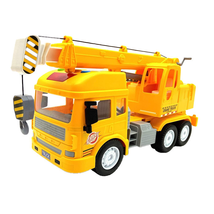 ماشین بازی طرح کامیون مدل جرثقیل موزیکال HEV