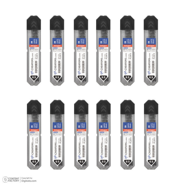 نوک مداد نوکی 0.5 میلی متری کریتورز کلاس مدل PL2815 بسته 12 عددی SCZ