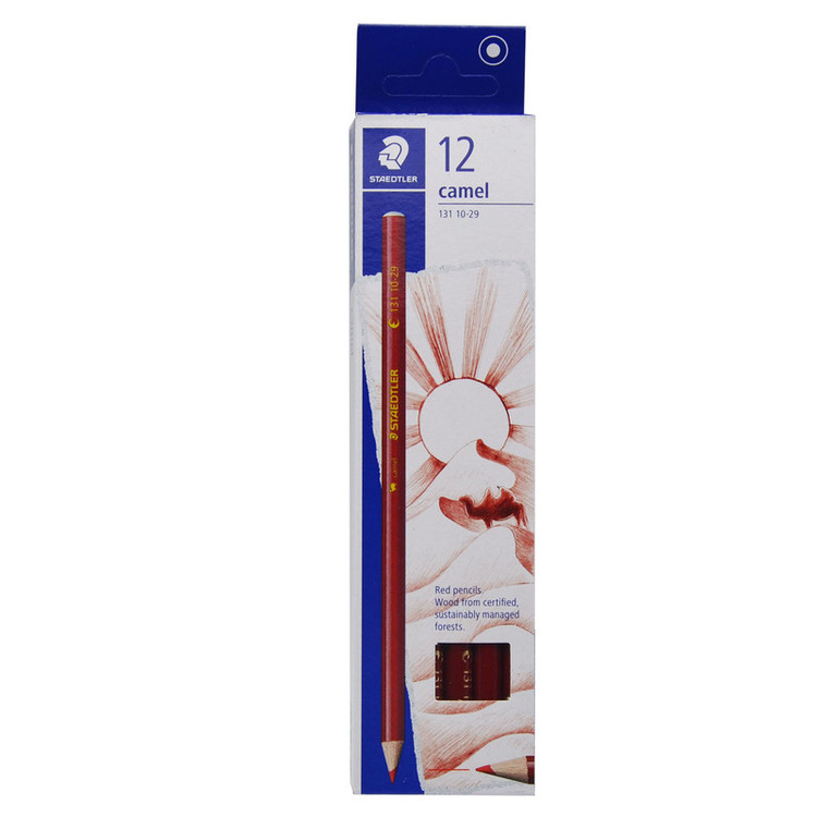 مداد قرمز استدلر طرح camel کد 22 بسته 12 عددی SCZ