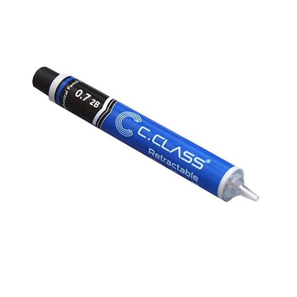 نوک مداد نوکی 0.7 میلی متری سی.کلاس مدل RETRACTABLE مجموعه 2 عددی SCZ