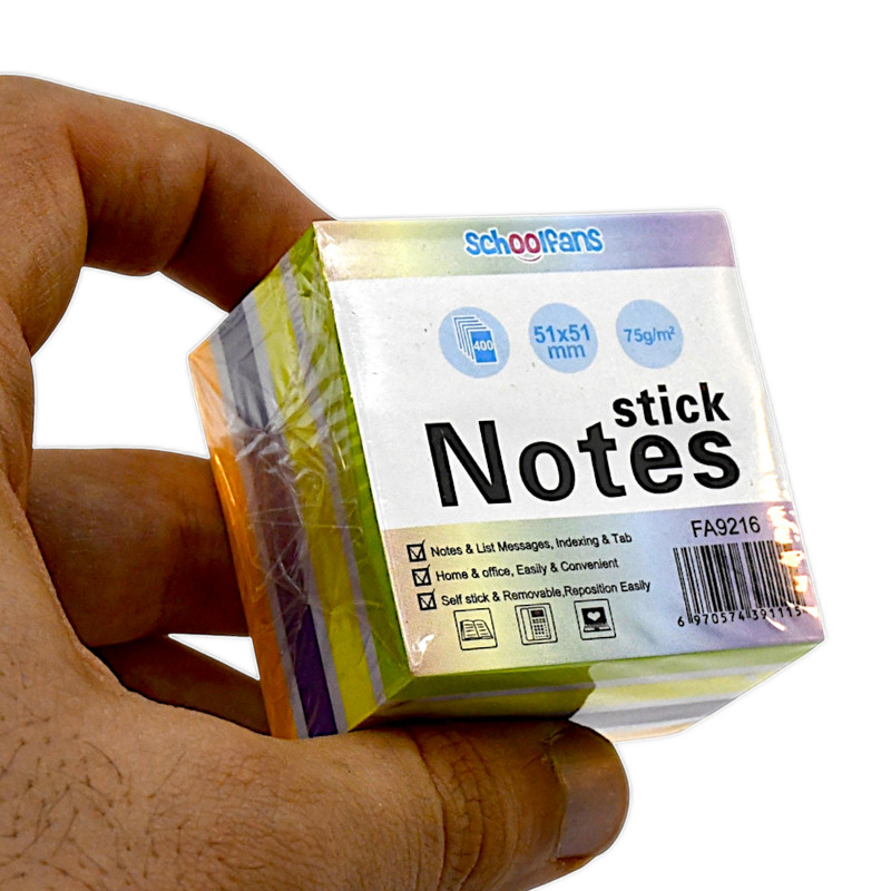 کاغذ چسب دار اسکول فنس مدل 9216 بسته 400 عددی SCZ