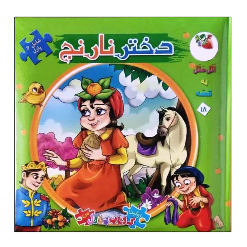 کتاب پازل دختر نارنج اثر مهدی مردانی انتشارات سایه گستر D7F