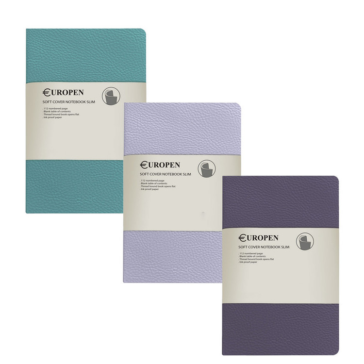 دفتر یوروپن طرح soft cover slim