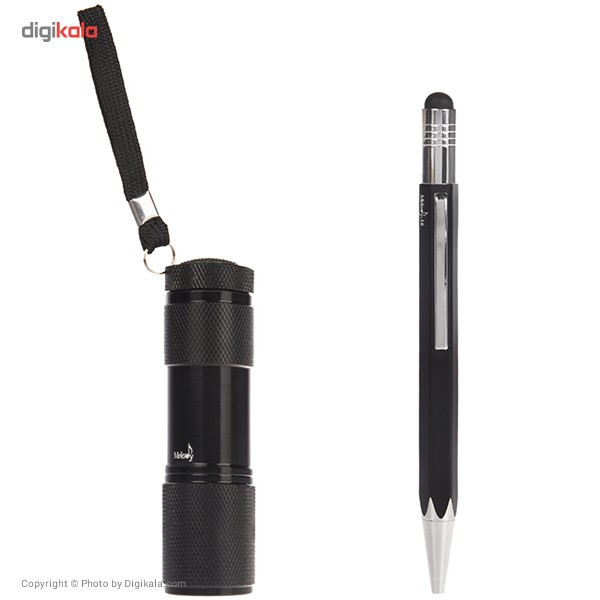 ست خودکار استایلوس و چراغ قوه ملودی کد 16