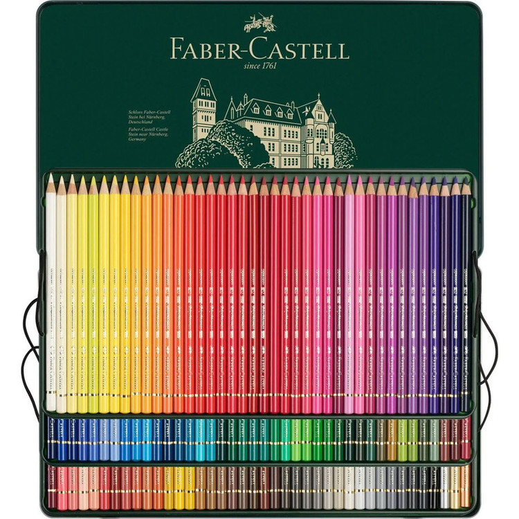 مداد رنگی 120 رنگ فابر کاستل مدل Polychromos