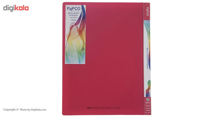دفتر کلاسوری 140 برگ پاپکو کد NB-666
