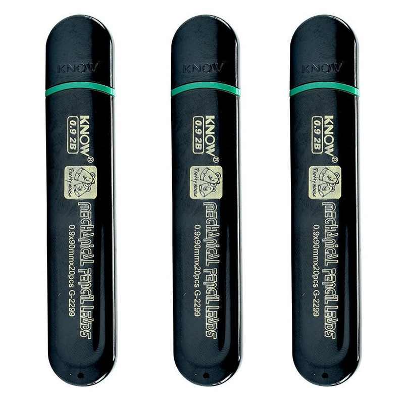 نوک مداد نوکی 0.9 میلی متری نو مدل فلشی G-2297 کد 007 بسته 3 عددی