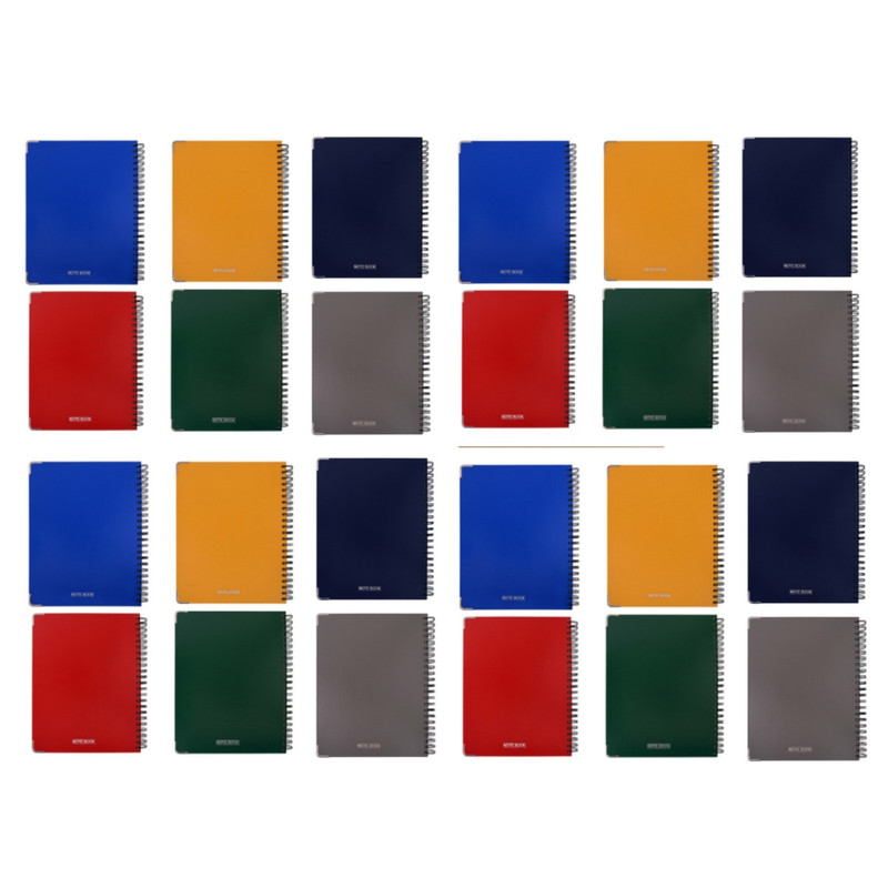 دفتر مشق ۱۶۰ برگ سیمی پاپکو مدل ۶۵۲ بسته ۲۴ عددی
