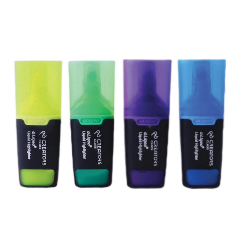 ماژیک علامت گذار کریتورز کلاس مدل Liquid بسته ۴ عددی