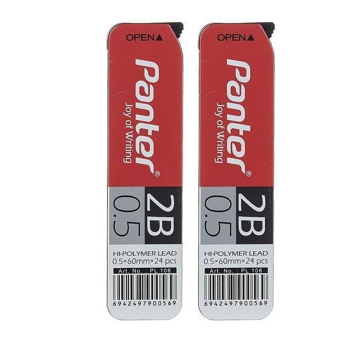 نوک مداد نوکی 0.5 میلی متری پنتر مدل Hi-polymer lead بسته 2 عددی