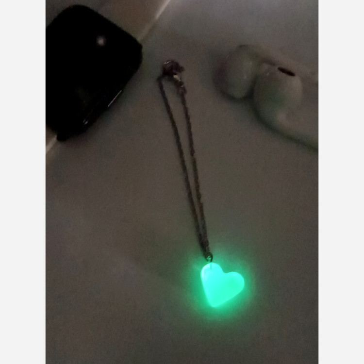 آویز ساعت زنجیر ساعت قلب شب تاب شب نما