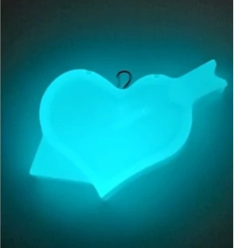 آویز خودرو شب نما مدل قلبی
