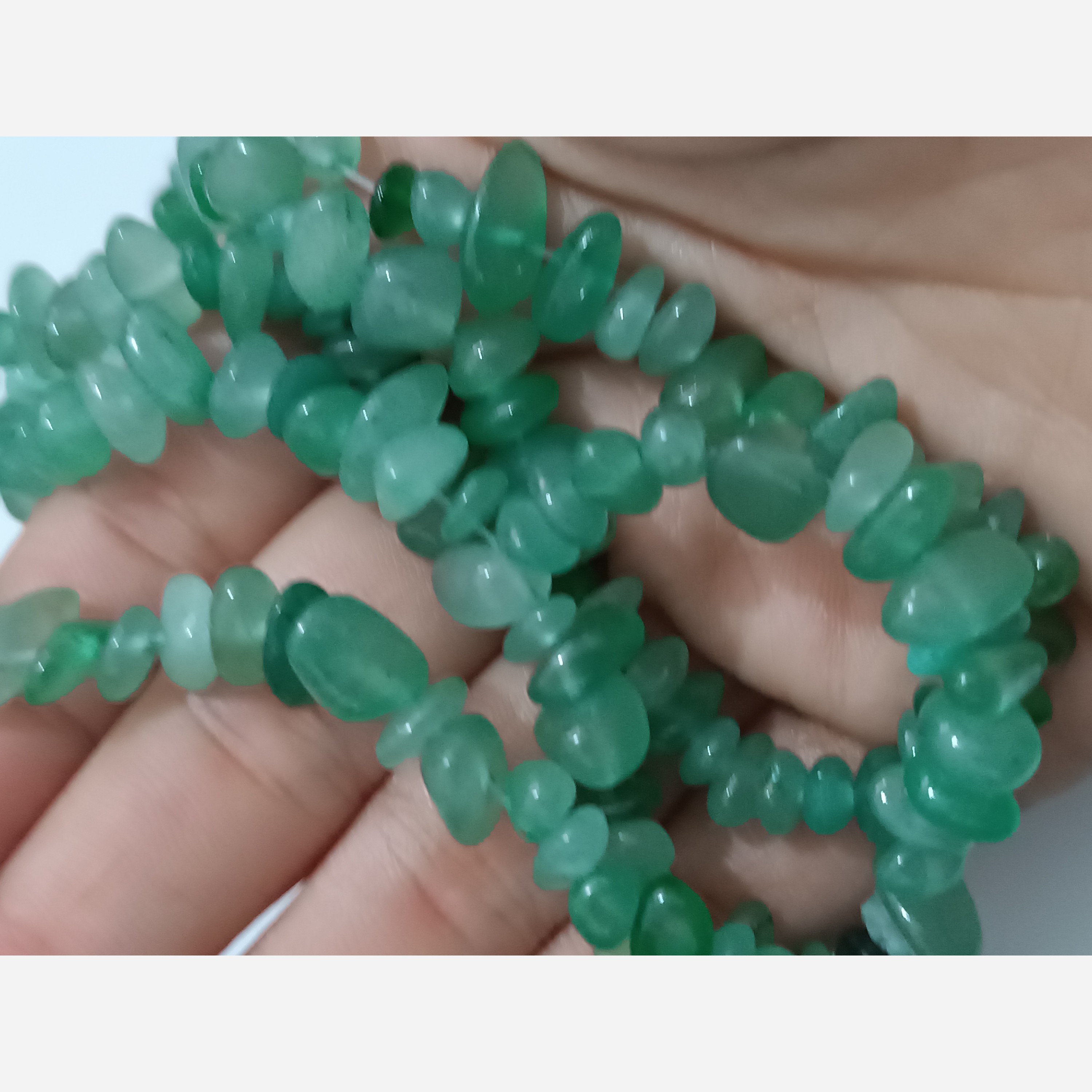 مهره سنگ آونتورین اصل و معدنی دفرمه