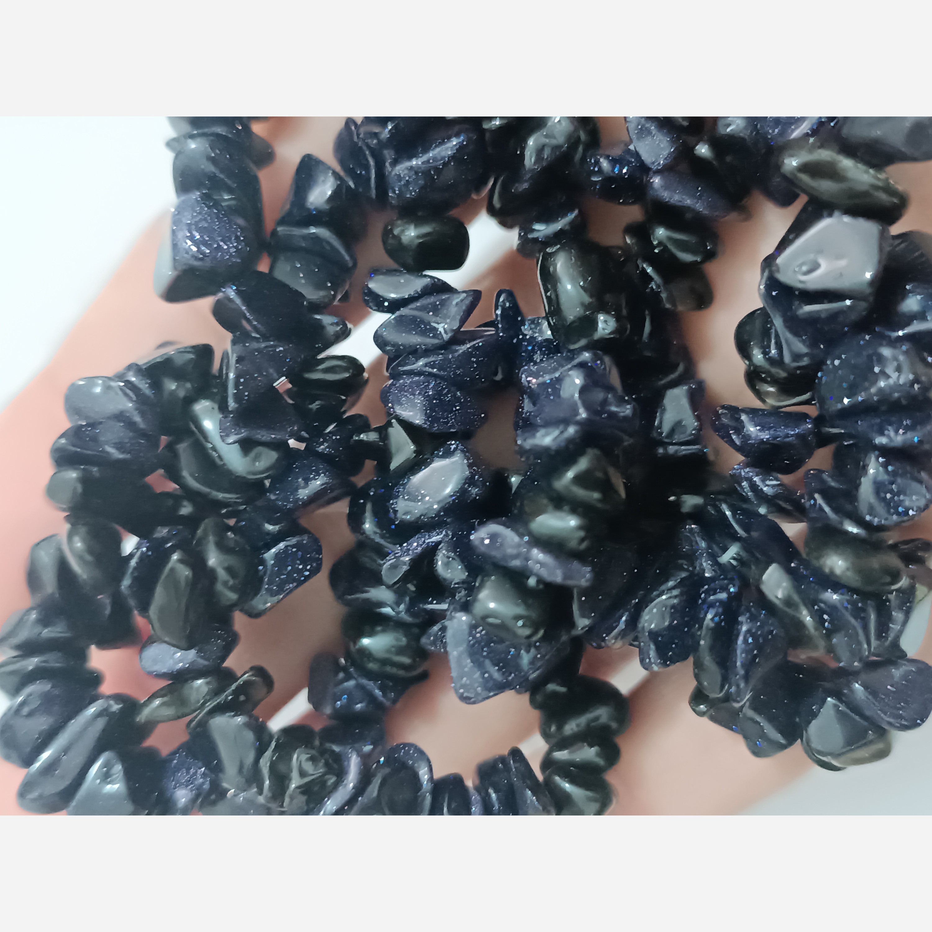 مهره سنگ دلربا سرمه ای دفرمه اصل