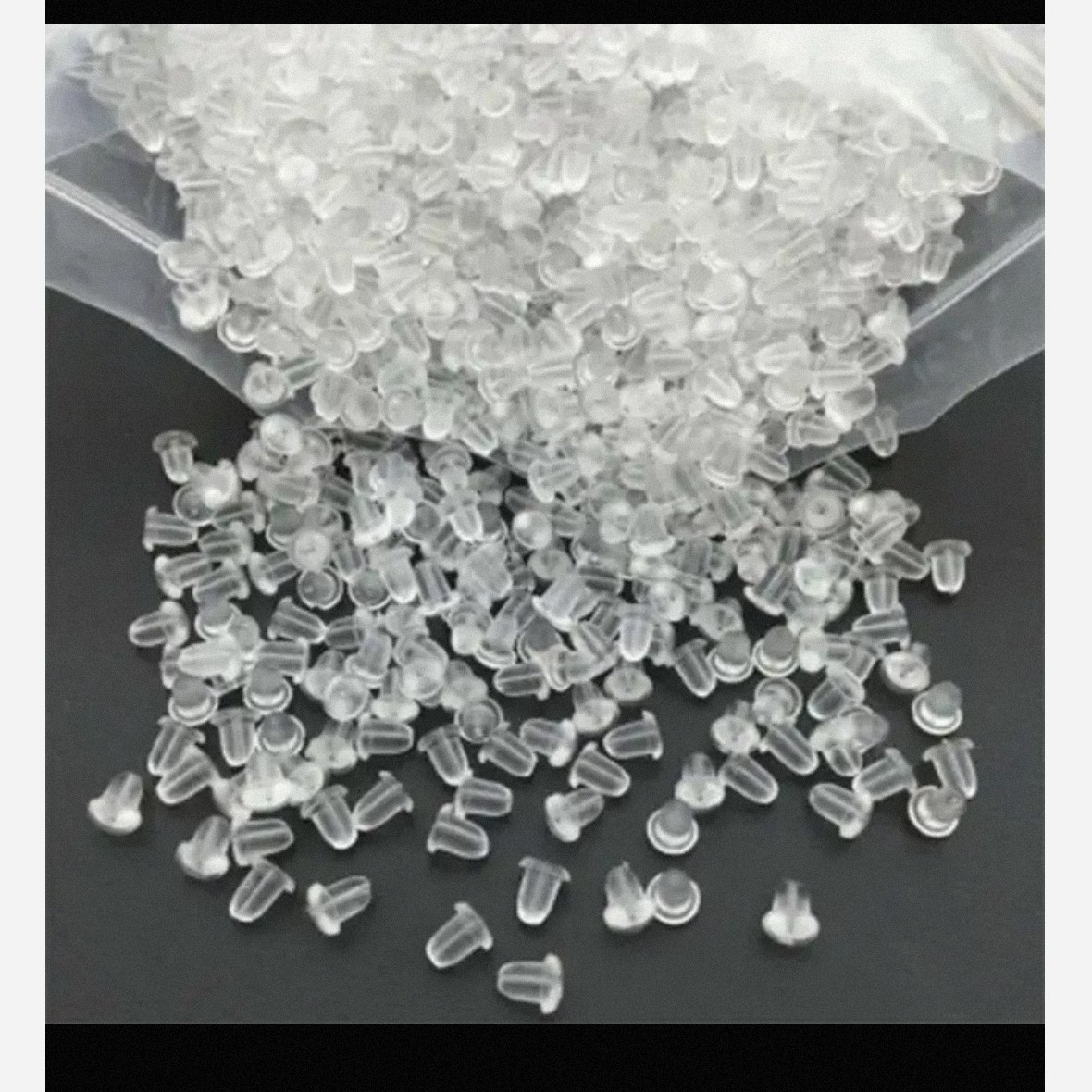 خرج کار پشت گوشواره میخی پلاستیکی (100عددی)