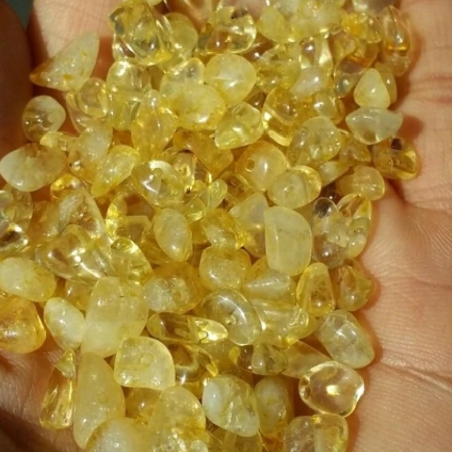 مهره سیترین دفرمه اصل و معدنی