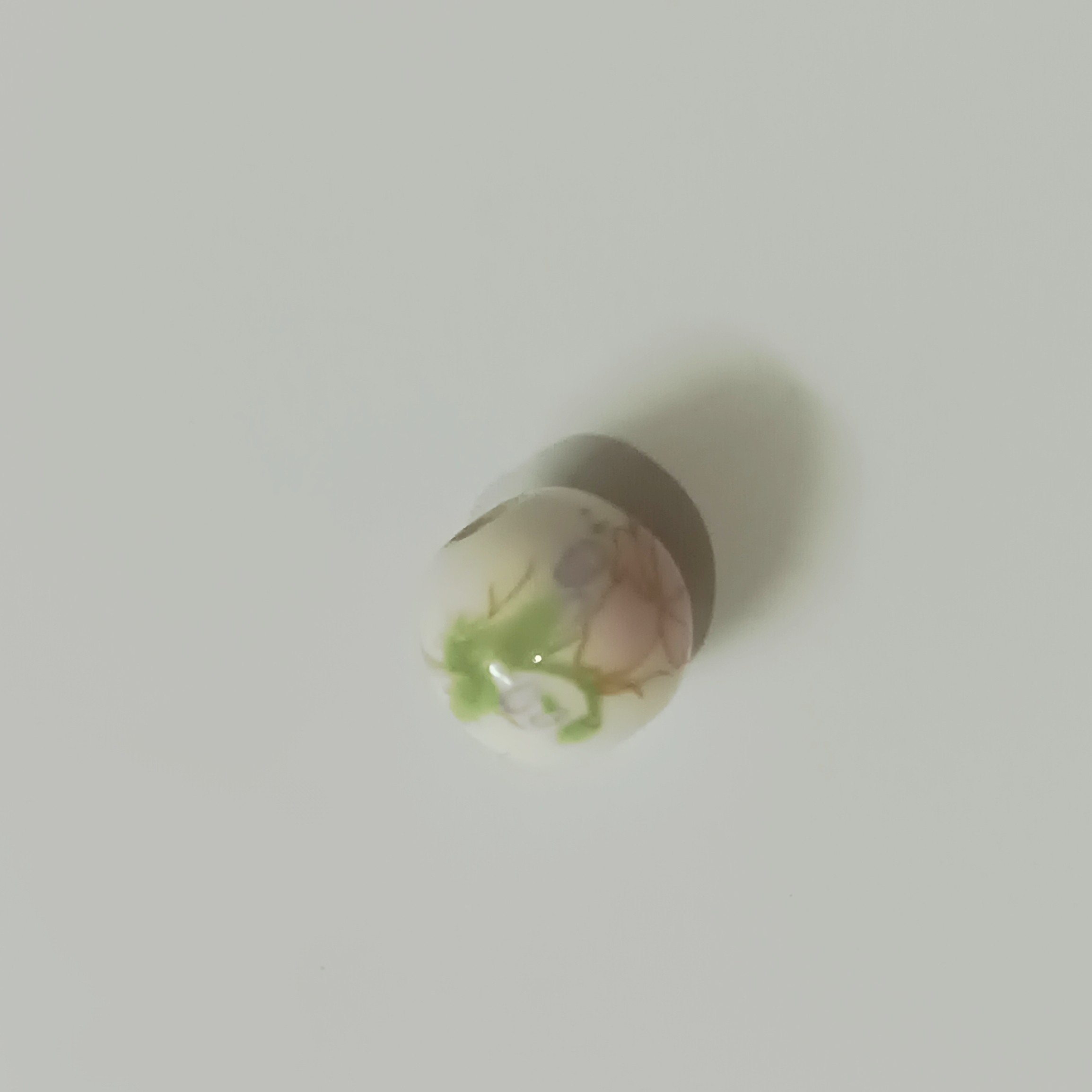 مهره سرامیکی با طرح گل مخصوص ساخت دستبند اکسسوری