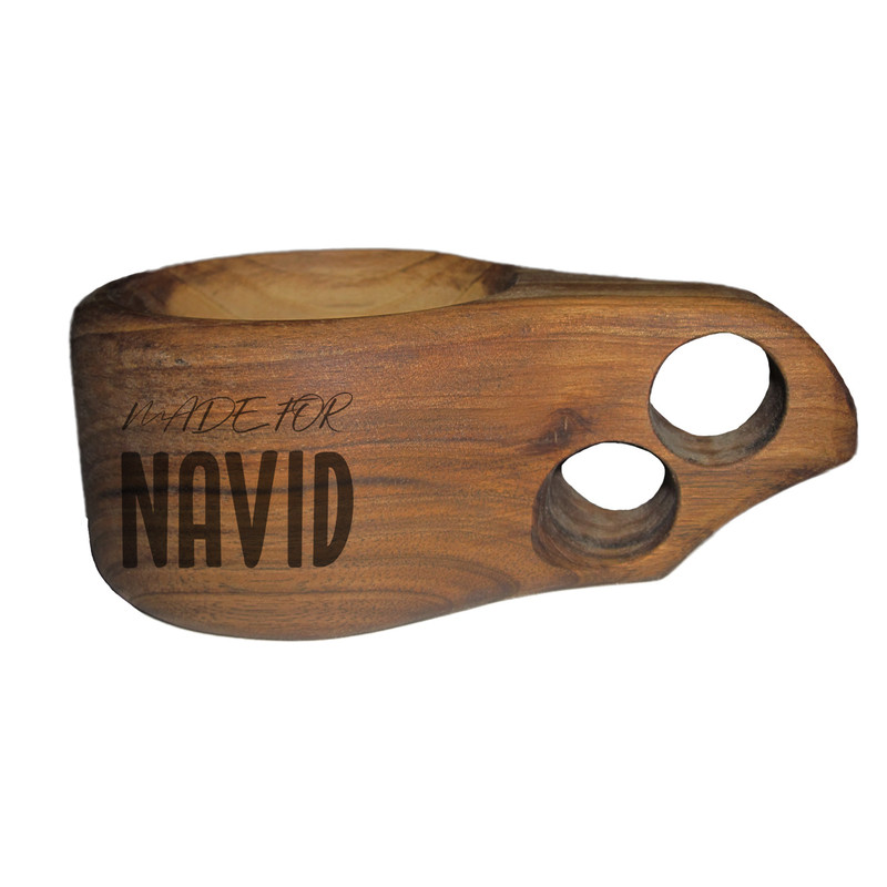 لیوان چوبی مدل نوید