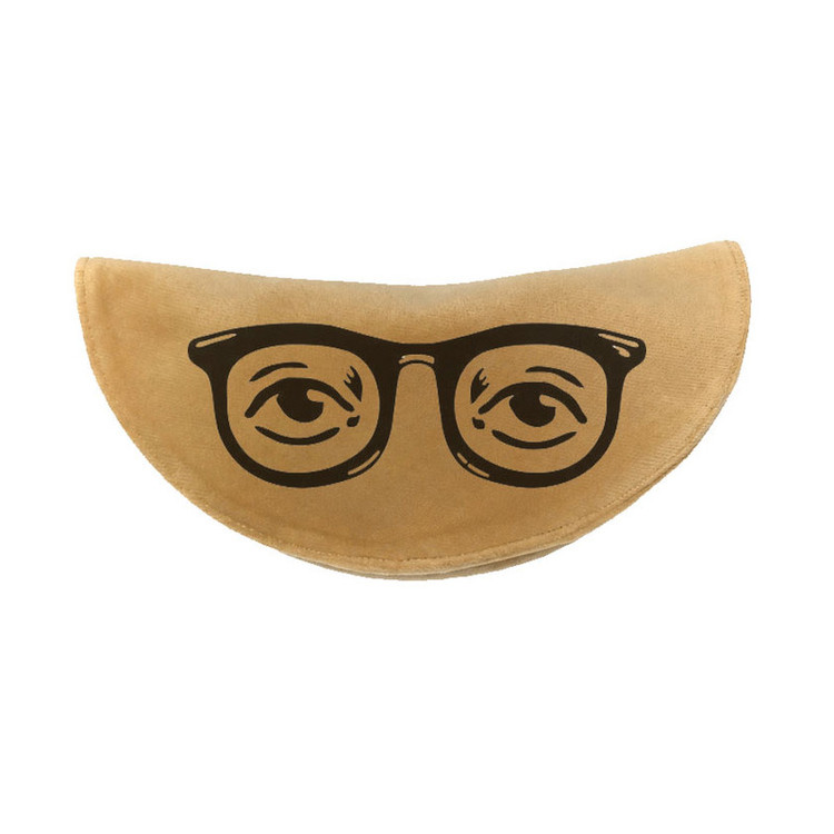 کیف عینک مردانه مدل مخمل طرح چشم