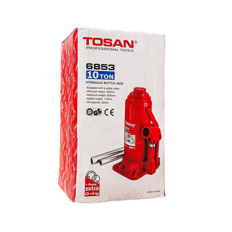 جک هیدرولیک خودرو توسن مدل T-6853 ظرفیت ۱۰ تن