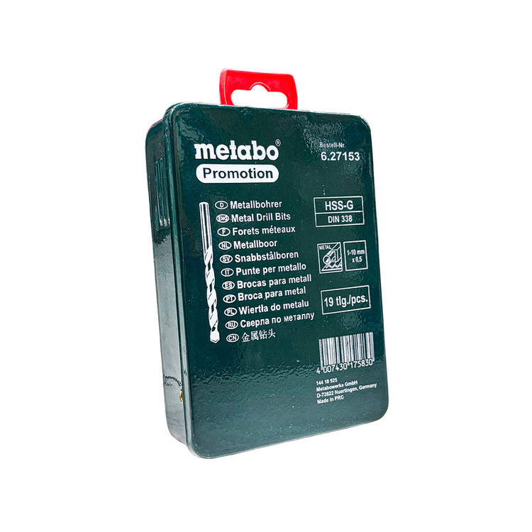 مته آهن متابو مدل MDB-27153 مجموعه ۱۹ عددی
